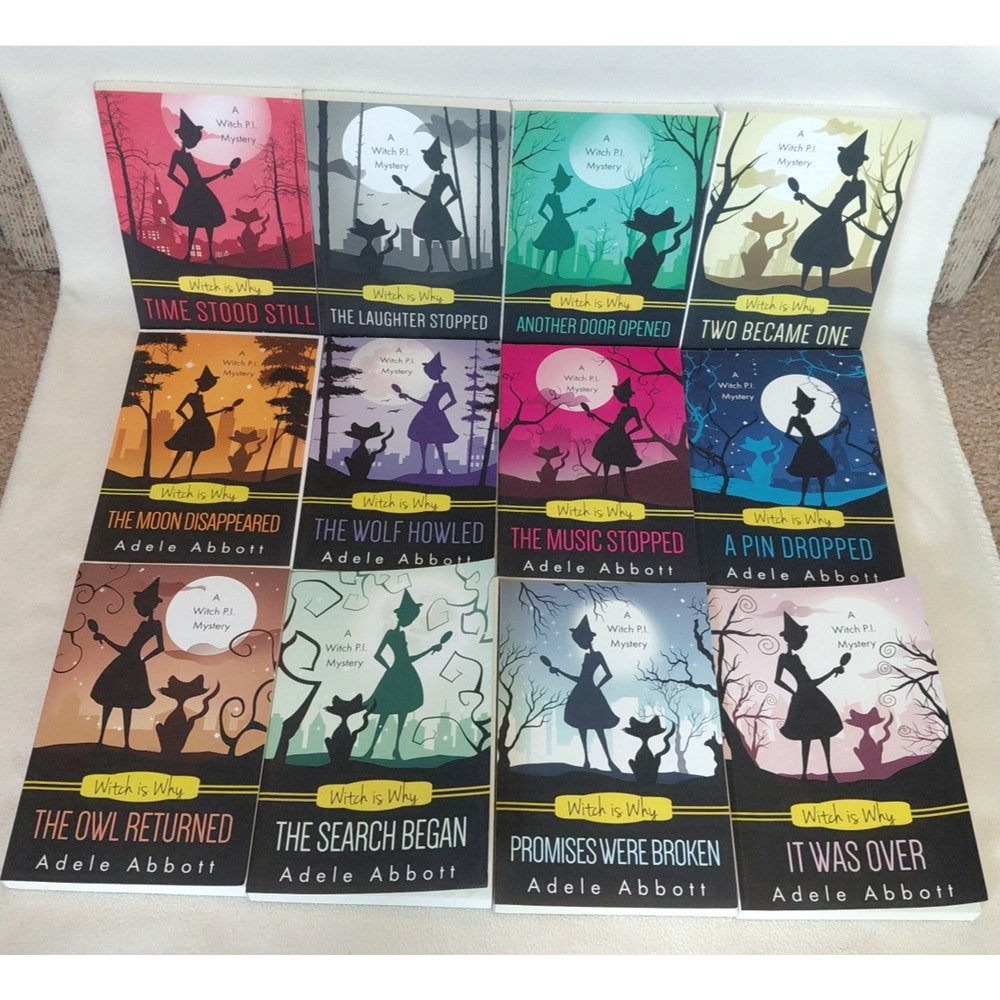Witch is Why The Witch PI Mystery Set Books 1-12 Season #2 Adele Abbott Like New